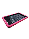 Çerçeveli Motor Plakalık Plaka Altlığı Pembe 17x26 cm