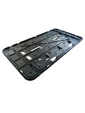 Çerçeveli Dikdörtgen  Plakalık Plaka Altlığı Beyaz 32X17cm 1 Adet