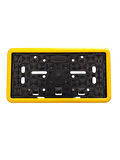 Çerçeveli Dikdörtgen  Plakalık Plaka Altlığı Sarı 32X17cm 1 Adet