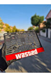 Wasted Yazılı Pleksi Plakalık