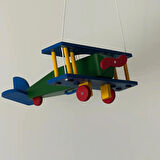 Çocuk Odası Ahşap Uçak Avize