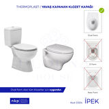 Plodna House İpek Oval C Yavaş Kapanan Klozet Kapağı