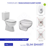Plodna House Slim Smart Yavaş Kapanan Klozet Kapağı
