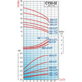 Varan CY 50-32-200/3.0T Paslanmaz Santrifüj Pompa 4 HP / 3 kW, Trifaze 380 V, 38 Mss (AISI 316)
