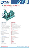 Varan ES 40-16-04002 Uçtan Emişli EN 733 Santrifüj Pompa 5.5 HP / 4 kW, Trifaze 380 V, 32 Mss, 30 m3/h
