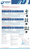 Varan HMC90x1 HID Paslanmaz Tek Pompalı Hidrofor 2.2 HP / 1.6 kW, Trifaze 380 V, 93 Mss, 5 m3/h