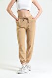 Camel Lastikli Jogger Eşofman Altı