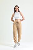 Camel Lastikli Jogger Eşofman Altı