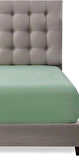 %100 COTTON (PAMUK) 160x200+30 cm FİTTED (LASTİKLİ) ÇİFT KİŞİLİK SU YEŞİLİ ÇARŞAF BED SHEET