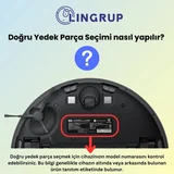 Roborock S6 Robot Süpürge Uyumlu 1'li Yan Fırça-Yedek Parça