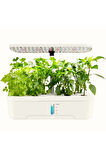 Hidroponik Topraksız 12 Bölme Bitki Yetiştirme Kiti 3 Mod 139 LED Tam Spekturum Bahçe Kit