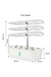 Hidroponik Topraksız 12 Bölme Bitki Yetiştirme Kiti 3 Mod 139 LED Tam Spekturum Bahçe Kit