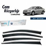 Vw Passat B7 Kromlu Cam Rüzgarlığı 2010-2014 arası Sunplex