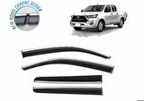 Toyota Hilux Kromlu Cam Rüzgarlığı 2015-2023 arası Sunplex