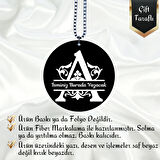 Kişiye Özel A Harfli Dikiz Ayna Süsü İsme Özel Firmalara Özel Araba Oto Süsü