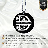 Kişiye Özel D Harfli Dikiz Ayna Süsü İsme Özel Firmalara Özel Araba Oto Süsü