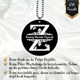 Kişiye Özel Z Harfli Dikiz Ayna Süsü İsme Özel Firmalara Özel Araba Oto Süsü