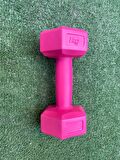 Leyaton 1 Kg Dambıl Seti Ağırlık Seti 1 Kg 2 Adet Pembe