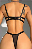 Kadın Siyah Midye Sütyen Takım