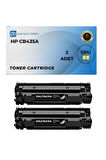 CB435A Muadil 2 Adet - Laserjet P1002 P1003 P1004 P1005 P1006 P1009 P1102 P1102w