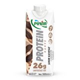 Pınar Protein Kahveli Laktozsuz Süt 500 Ml X 6 Adet