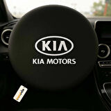 Kia Modellerine Uygun Direksiyon Koruma Kılıfı - Siyah Penye Kumaş Malzeme