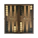 Eko El Yapımı Ahşap Tavla Ceviz Damasız