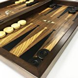 Eko El Yapımı Ahşap Tavla Ceviz Damasız