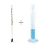 Alla Dual 0-100 Alkolmetre ve 250ml Plastik Mezür Seti