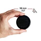 Humidor Puro Kutusu Nemlendirici Haznesi Yuvarlak ABS 58x13mm