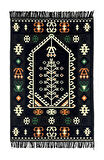 Shark Anadolu Seccade Kilim 17 Siyah