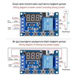 Tek Yön Zaman Ayarlı Tetiklemeli Röle Power Off