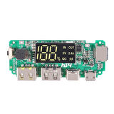 18650 Lityum Pil Şarj Modülü Dijital Göstergeli 5V2.4A 2A 1A Dual USB Çıkış