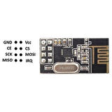 NRF24L01+ Kablosuz Alıcı Verici Modül Power Enhanced Version SI24R1 2.4G İletişim