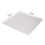 Mikrodalga Fırın Yansıtıcı Mika Levha Plaka 13x16 cm Yedek Parça Uyumlu