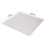 Mikrodalga Fırın Mika Levha Gri Plaka 13 x 8.5 cm Yansıtıcı Uyumlu