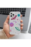 Poco X4 GT Uyumlu Gezegen Tasarımlı Premium Şeffaf Telefon Kılıfı