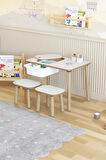 Montessori Çocuk Masası Takımı- Oyun Masası - Aktivite Masası - Çalışma Masası - Etkinlik Masası