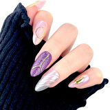 Takma Tırnak Seti & Zararsız Yapıştırıcı, El Yapımı (HANDMADE)