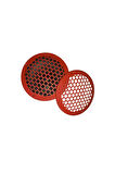 20CM MİDRANGE VE HOPARLÖR KORUMA KAPAĞI KIRMIZI PLASTİK 1TAKIM (2ADET)
