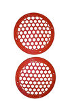 16CM MİDRANGE VE HOPARLÖR KORUMA KAPAĞI KIRMIZI PLASTİK 1TAKIM (2ADET)