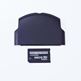 PSP 2000 3000 Kapak ve Memory Stick Pro Duo Adaptör Mikro SD Dönüştürücü PSP Slim Kapak
