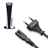 PS5 Güç Kablosu Playstation 5 Uyumlu Güç Kablosu Power 2 pin Kablo