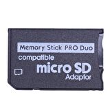 Memory Stick Pro Duo Adaptör Çevirici Hafıza Kartı Adaptör Mikro SD Kart Adaptör