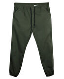 Erkek Büyük Beden Battal Boy 100 Kilo-180 Kilo Arası İçin Uygun Bağcıklı Gabardin Jogger Pantolon