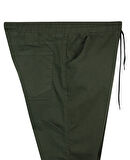 Erkek 118 -156 Kilo Arası İçin Uygun Lastikli Paça Bağcıklı Battal Boy Gabardin Pantolon Haki