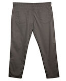 Erkek 118 -156 Kilo Arası İçin Uygun Lastikli Paça Bağcıklı Battal Boy Gabardin Pantolon Toprak