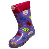 İÇİ TERMAL TÜYLÜ DIŞI LASTİK UZUN ÇİZME SU GEÇİRMEZ DAYANIKLI KAYMAZ TABAN (24-37 NUMARA)