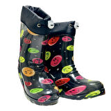 İÇİ TERMAL TÜYLÜ DIŞI LASTİK UZUN ÇİZME SU GEÇİRMEZ DAYANIKLI KAYMAZ TABAN (24-37 NUMARA)