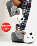 UNİSEX YUMUŞAK TABAN SEVİMLİ KÖPEK PANDUF YETİŞKİN VE ÇOCUK KIZ VE ERKEK  PANDUF